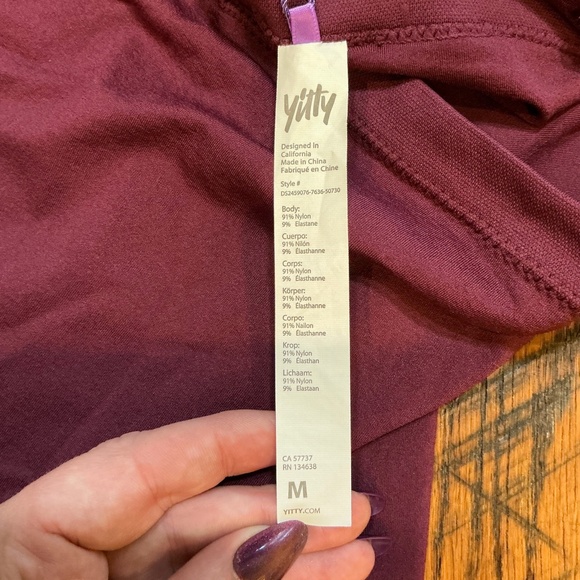 Yitty Nearly Naked Shaping Tube Dress Deep Maroon Women’s Size M NWT - Picture 9 of 10